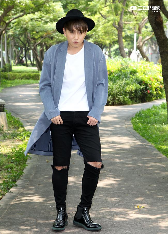 男子組合MIC男團的副隊長趙泳鑫。（記者邱榮吉/攝影）