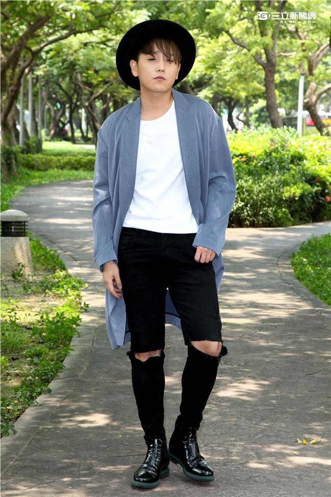 男子組合MIC男團的副隊長趙泳鑫。（記者邱榮吉/攝影）