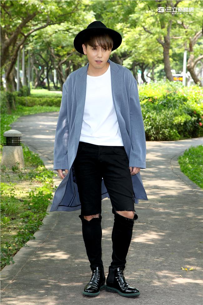 男子組合MIC男團的副隊長趙泳鑫。（記者邱榮吉/攝影）