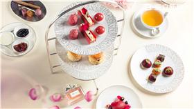 台北文華東方花漾迪奧香氛下午茶。（圖／台北文華東方提供）