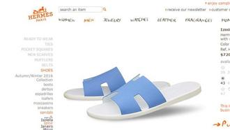 愛馬仕推新鞋款　網友：不就藍白拖？