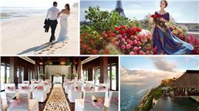 圖翻攝自寶格麗酒店 林心如 霍建華  圖/網易娛樂、騰訊 合成圖