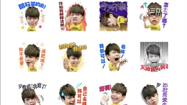 蔡阿嘎自認像畢書盡　推貼圖情侶必備