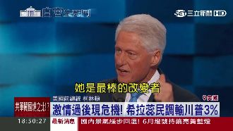 力挺希拉蕊！老公柯林頓演講賺人熱淚