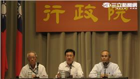 行政院會後記者會。（記者盧素梅攝）