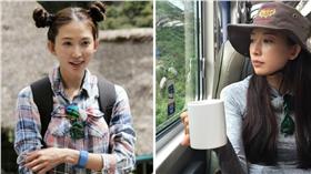 圖翻攝自王琳微博 林志玲 合成圖