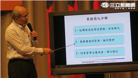 國發會副主委曾旭正。（記者盧素梅攝）