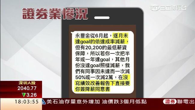 某證券爆裁員！證券業傳簽降薪同意書