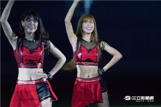 Lamigo桃猿專屬啦啦隊LamiGirls 記者林敬旻攝

