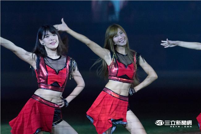 Lamigo桃猿專屬啦啦隊LamiGirls 記者林敬旻攝

