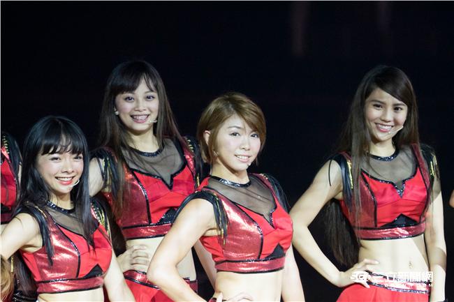 Lamigo桃猿專屬啦啦隊LamiGirls 記者林敬旻攝

