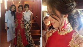 林心如 大婚 婚紗 圖/臉書