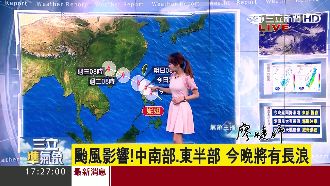 受妮妲外圍環流影響　明全台天氣不穩