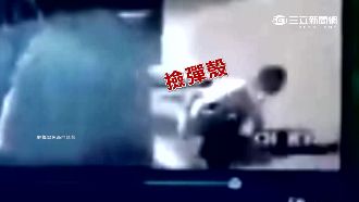 惡煞攔砂石車　邊鳴槍邊「撿彈殼」