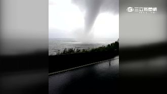 妮妲外圍環流影響　南迴驚見水龍捲！