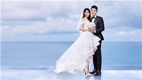 林心如和霍建華婚紗照（圖／林心如工作室提供）