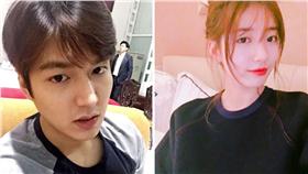 圖翻攝自李敏鎬IG 秀智IG 合成圖