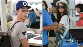 圖翻攝自微博 林心如 霍建華 合成圖