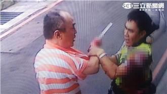 影／違停不滿被開單　男竟揮菜刀砍警