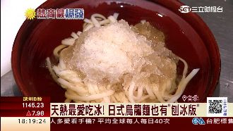 造型冰品夯！烏龍麵跟風推「刨冰版」