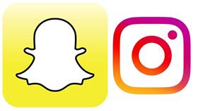 Instagram、Snapchat（圖／Instagram、Snapchat臉書）