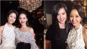 Melody、林心如、蔡依林、林熙蕾  歸寧 圖／臉書