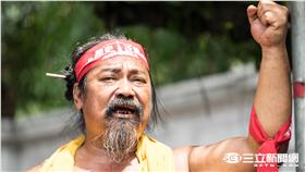 原住民抗議　那布　凱道　記者林敬旻攝