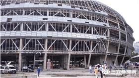 大巨蛋內部 記者林敬旻攝