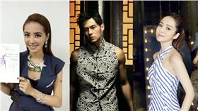 合成圖／翻攝自蔡依林、周杰倫、侯佩岑臉書