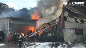 彰化五金工廠疑電線走火,250坪廠房陷火海