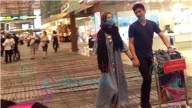 吳奇隆劉詩詩新加坡搶先過七夕／翻攝自《關愛八卦成長協會》微博