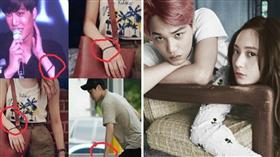 圖翻攝自instiz KAI KRTSTAL 合成圖
