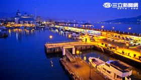 淡水漁人碼頭夜景。（圖／福容大飯店提供）