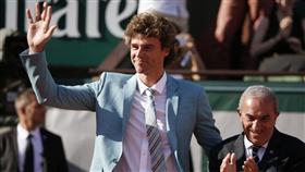 巴西籍的前世界網球球王庫爾登（Gustavo Kuerten）／路透社