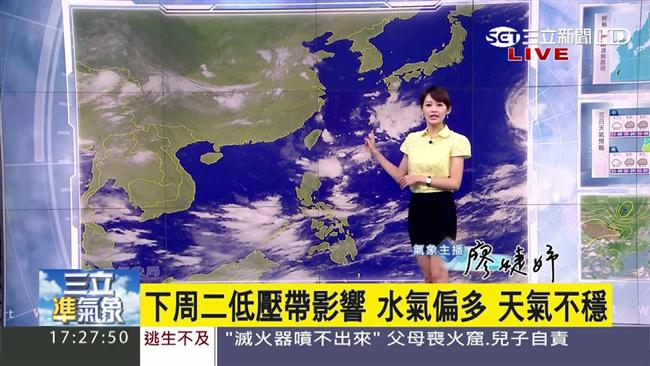 低壓帶影響　今起水氣偏多、天氣不穩