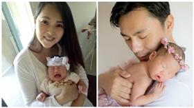 伊能靜,秦漢,生產（圖／翻攝微博）