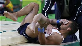 里約奧運,體操選手小腿骨折／AP