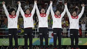 日本體操團體金牌(ap)