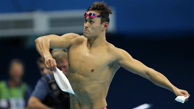 雪恥奪金嗨丟泳帽　孫楊竟失手GG了