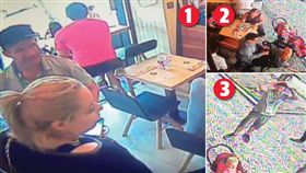 奧運攝影師器材被偷，監視器畫面（圖／Daily Telegraph）