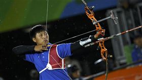 「雷母」雷千瑩、里約奧運、射箭（圖／路透社／達志影像）