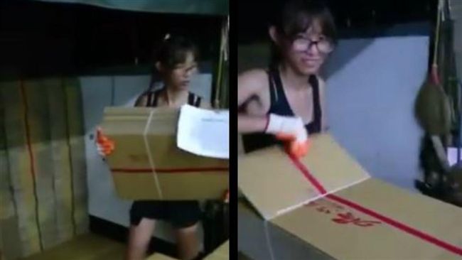 陪男友打拚！馬尾妹從事貨運業不喊苦