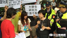 教育部,抗議,學費,反教盟　記者張之謙攝