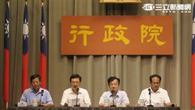 行政院會會後記者會。（記者盧素梅攝）