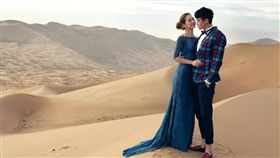 何潤東豪擲500萬拍婚紗　大漠浪漫婚紗曝光
圖／翻攝自辛誌諭臉書
https://www.facebook.com/ben.hsin.7/posts/1154484251261916?pnref=story