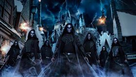 日本環球影城哈利波特魔法世界「食死人的攻擊」設施。（圖／日本環球影城提供）