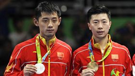 張繼科,馬龍,里約奧運桌球男單（ap）
