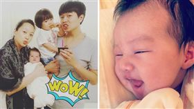 圖翻攝自六月臉書 兒子 女兒 合成圖