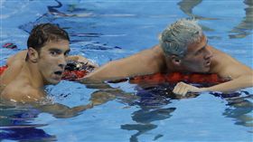 Michael Phelps,菲爾普斯,Ryan Lochte,里約奧運（ap）