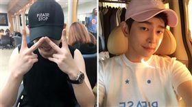 圖翻攝自尹均相IG 李鍾碩 合成圖
